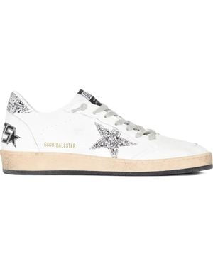Golden Goose Ball Star レースアップスニーカー - ホワイト