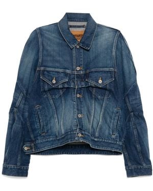Doublet Chaqueta con bolsillo estilo cargo en la parte delantera - Azul