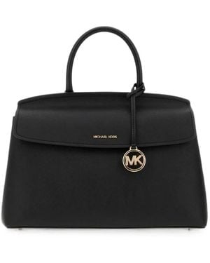 MICHAEL Michael Kors Freddie Leather Tote Bag - Black