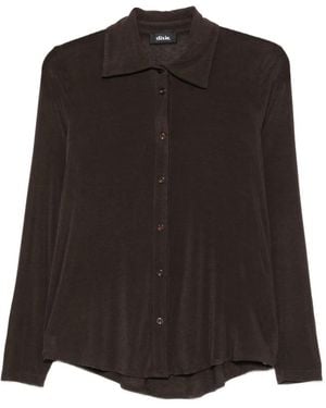 Dixie Long-Sleeve Button-Up Shirt - Black