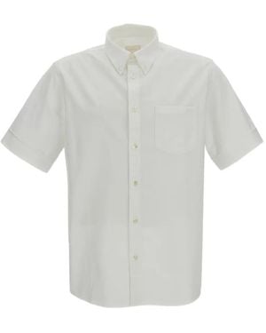 A.P.C. Button-Down Short-Sleeve Shirt - White