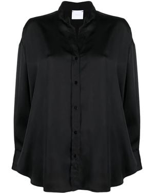 ..,merci Buttoned Long-Sleeve Shirt - Black