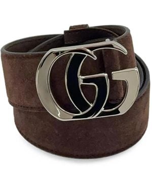 Gucci Cut Gg Marmont Belt - Black