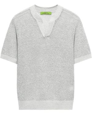 Shanghai Tang V-Neck T-Shirt - White