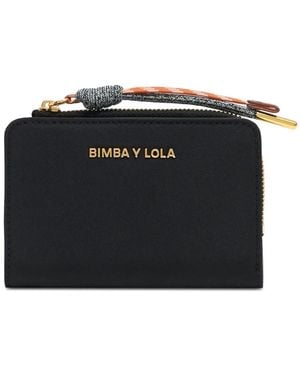Bimba Y Lola Logo-Lettering Wallet - Black