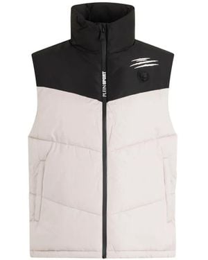 Philipp Plein Bodywarmer Met Rits - Zwart