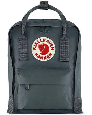 Fjallraven Kånken Logo-Patch Backpack - Blue