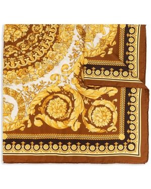 Versace Sjaal Met Print - Metallic