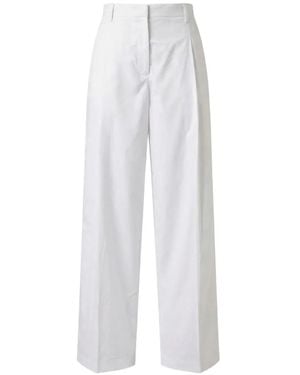 N°21 Pleat Trousers - White