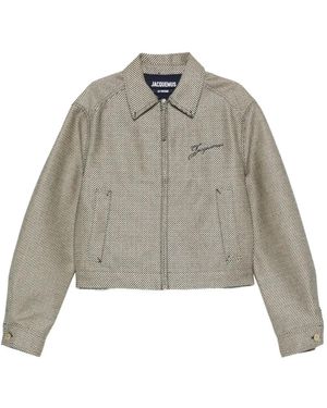 Jacquemus La Veste De-Nîmes Canevas Denim Jacket - Grey