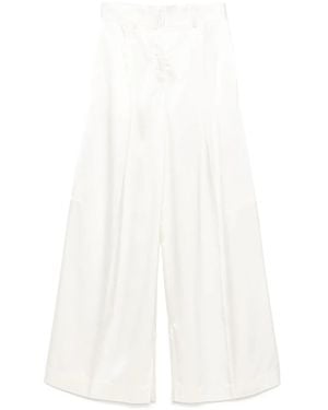 Jil Sander Pleated Trousers - White