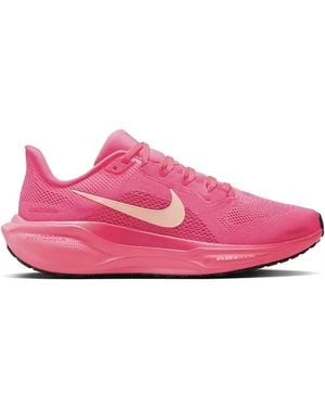 Nike Pegasus 41 Lace-Up Trainers - Pink