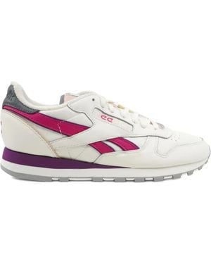 Reebok Classic Leather Stripes Sneakers - Pink