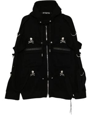 MASTERMIND WORLD Logo-Embroidered Jacket - Black