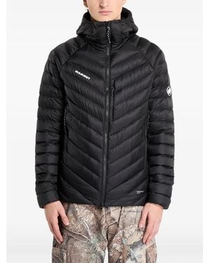 Mammut Logo Hooded Jacket - Black