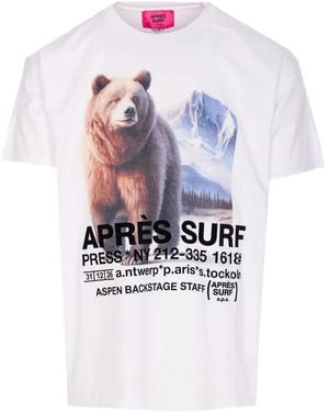 APRÈS SURF My Mountain T-Shirt Met Print - Wit