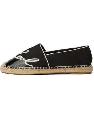 KARL LAGERFELD Kamini Espadrilles - Black