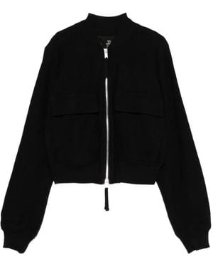 Thom Krom Jacke mit Reißverschluss - Schwarz