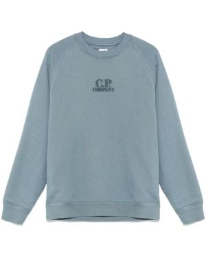 C.P. Company ロゴ スウェットシャツ - ブルー