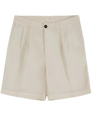 Fortela Cotton Bermuda Shorts - White