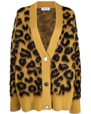 The Attico Damen wolle strickjacke - Gelb