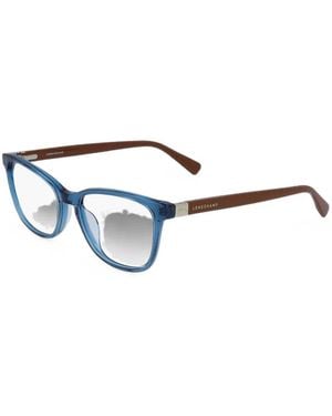 Longchamp Rectangle-Frame Glasses - White