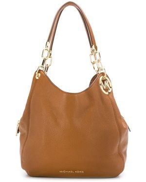 Michael Kors Borsa A Spalla Lillie Grande - Marrone