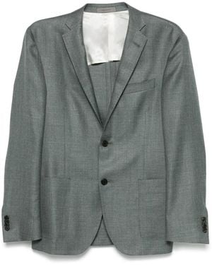 Corneliani Single-Breasted Blazer - Green
