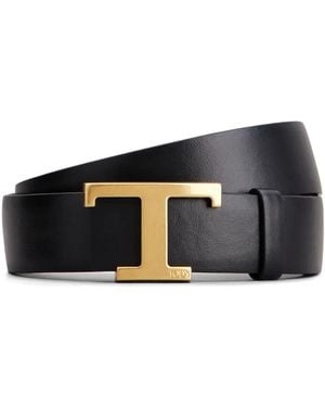 Tod's T-Timeless Leather Belt - Blue