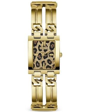 Guess Leopard-Pattern 28Mm Watch - Metallic