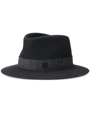Maison Michel Fedora André Con Logo - Nero