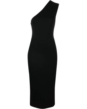 GAUGE81 Arriba Einschultriges Midikleid - Schwarz
