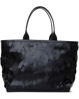 Kata Szegedi Roads Leather Tote Bag - Black
