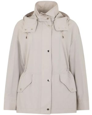 Moorer Lightweight Hooded Jacket - Grey