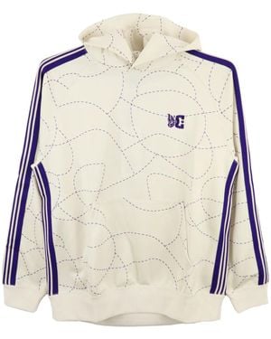 Needles X Dc Graphic-Print Hoodie - Natural