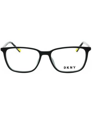 DKNY Rectangle-Frame Glasses - Black