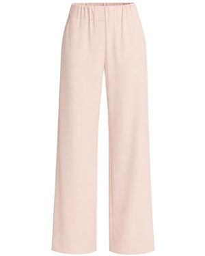 Kocca Pantalones Natelle con cintura elástica - Blanco