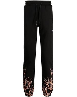 Phobia Jogginghose Mit Blitzstickerei - Schwarz