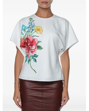 Ted Baker Lahnaa Floral-Print Blouse - White