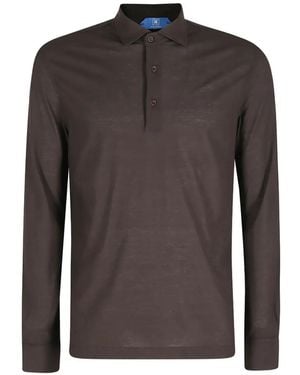 KIRED Polo De Manga Larga Con Botones - Marrón