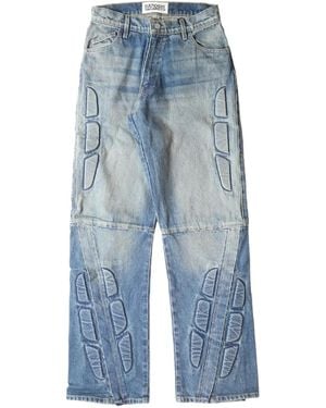 Satoshi Nakamoto Jean À Coupe Ample - Bleu
