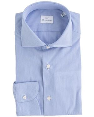 BRANCACCIO Striped Shirt - Blue