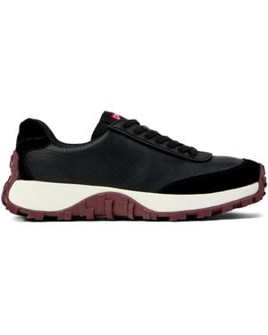 Camper Drift Trail Leather Trainers - Black