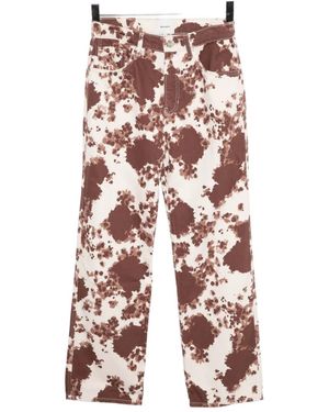 Reformation 90S Mid-Rise Straight Jeans - White