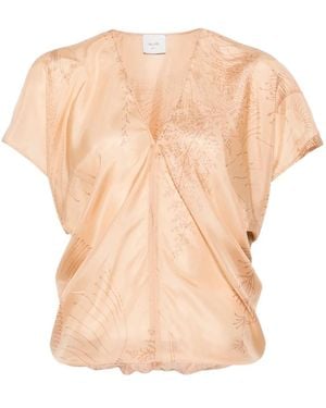 Alysi Silk Blouse - White