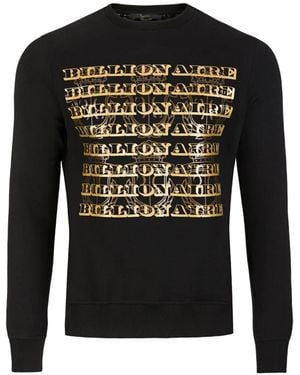 Billionaire Sweat Colin À Texte Imprimé - Black