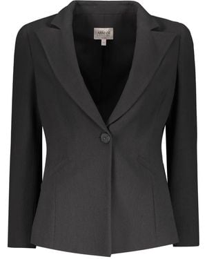 Giorgio Armani シングルジャケット - ブラック