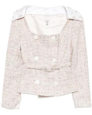 Huishan Zhang Goodie Jacket - White