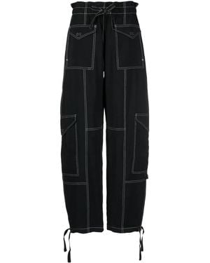 Ganni Cargo Pants - Black
