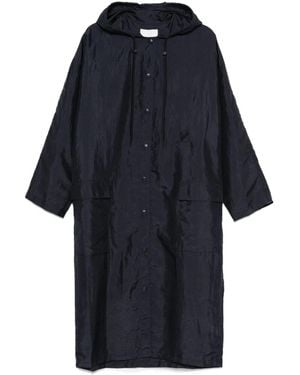 Tibi フーデッドコート - ブルー